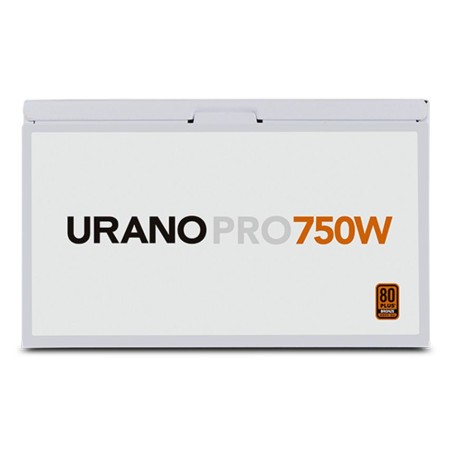 Fuente de Alimentación Nox Hummer Urano Pro White/ 750W/ Ventilador 12cm/ 80 Plus Bronze/ Blanca