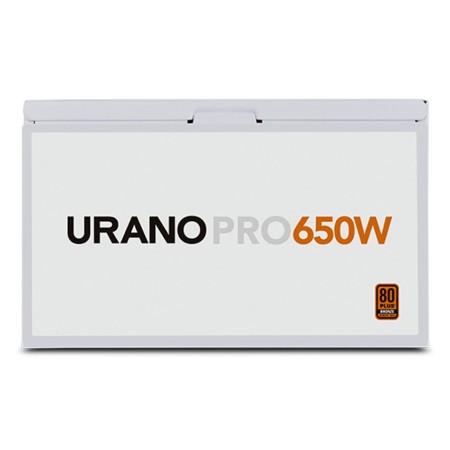Fuente de Alimentación Nox Hummer Urano Pro White/ 650W/ Ventilador 12cm/ 80 Plus Bronze