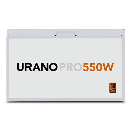 Fuente de Alimentación Nox Hummer Urano Pro White/ 550W/ Ventilador 12cm/ 80 Plus Bronze