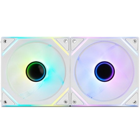 Pack 3 Ventiladores Nox Pro Link/ ARGB/ 12cm/ Blancos