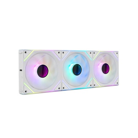 Pack 3 Ventiladores Nox Pro Link/ ARGB/ 12cm/ Blancos