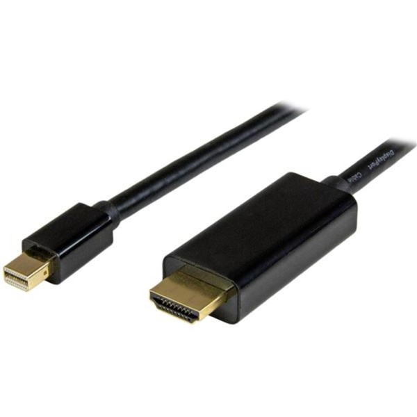 Cable mini dp a hdmi startech 2m -  macho - macho -  negro