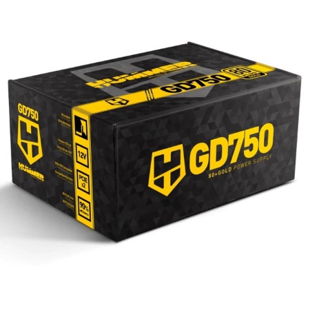 Fuente de Alimentación Nox Hummer GDM/ 750W/ Ventilador 12cm/ ATX 3.1/ PCIe 5.1/ 80 Plus Gold