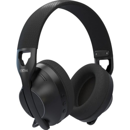 Auriculares Gaming Inalámbricos con Micrófono Krom Phase/ Bluetooth/ Jack 3.5/ USB 2.0/ Negros