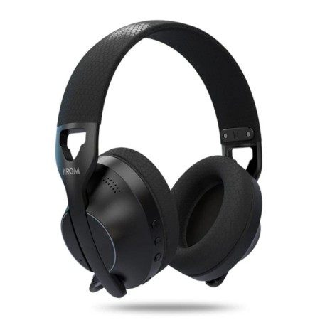 Auriculares Gaming Inalámbricos con Micrófono Krom Phase/ Bluetooth/ Jack 3.5/ USB 2.0/ Negros