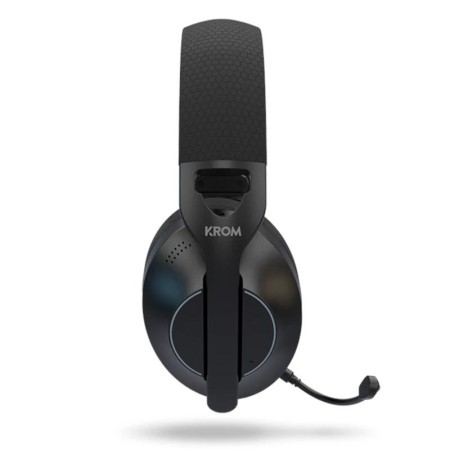 Auriculares Gaming Inalámbricos con Micrófono Krom Phase/ Bluetooth/ Jack 3.5/ USB 2.0/ Negros