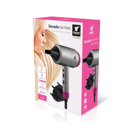Secador de pelo thulos th - hd804 1600w - 1800w ionico