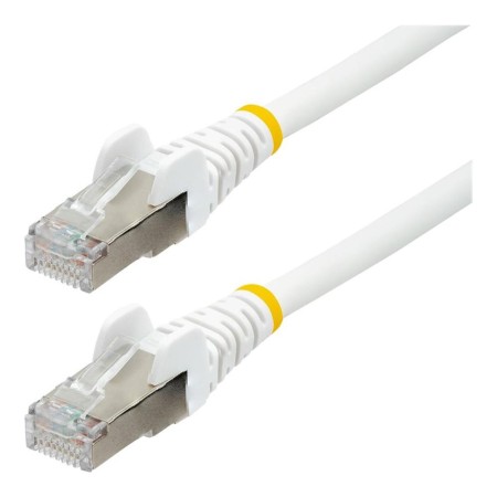 Cable de red startech latiguillo rj45 lszh s - ftp cat6a 0.5m blanco
