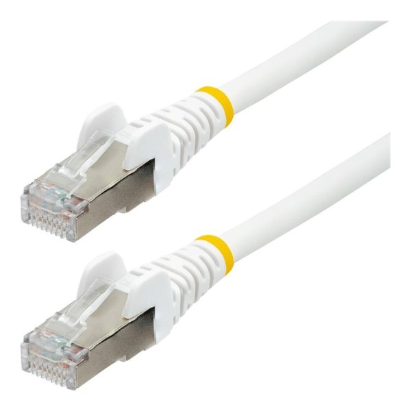 Cable de red startech latiguillo rj45 lszh s - ftp cat6a 0.5m blanco