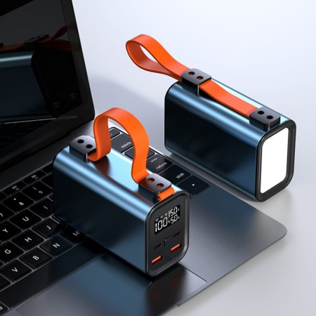 Batería Externa/Powerbank Leotec PowerBank 30000mAh PD/ 100W/ Compatible con Portátiles