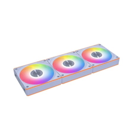 Ventilador lian li uni fan cl inalambrico argb 3x 120mm blanco  controlador