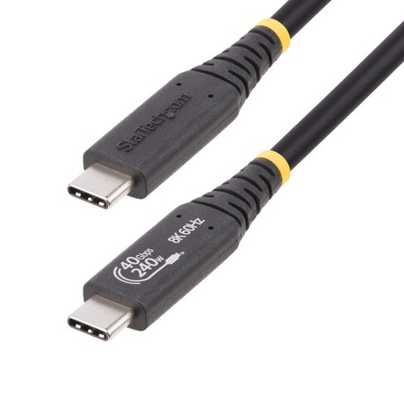 Cable usb tipo c startech 1m -  macho - macho -  negro
