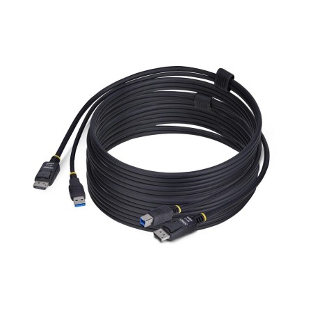 Cable displayport - usb tipo a a displayport - usb tipo b startech 3m -  macho - macho -  negro