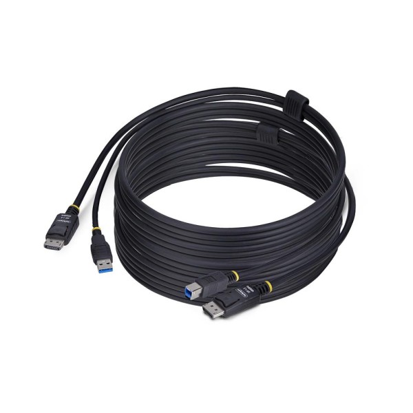 Cable displayport - usb tipo a a displayport - usb tipo b startech 3m -  macho - macho -  negro