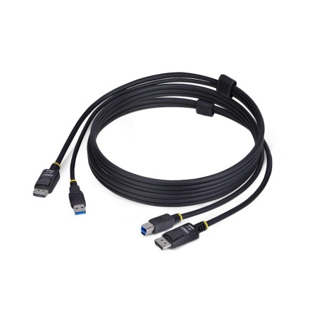 Cable displayport - usb tipo a a displayport - usb tipo b startech 1.8m -  macho - macho -  negro