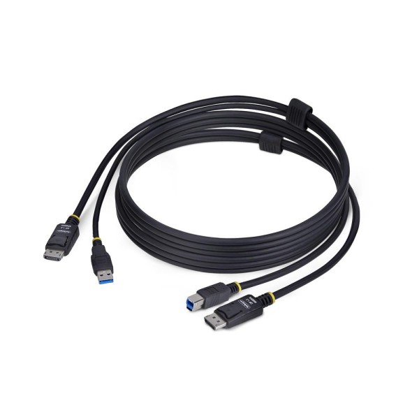 Cable displayport - usb tipo a a displayport - usb tipo b startech 1.8m -  macho - macho -  negro