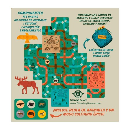 Juego de mesa trailblazers: edición de viaje