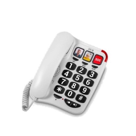 Teléfono SPC Confort Numbers 2/ Blanco