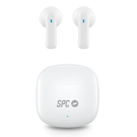 Auriculares Bluetooth SPC Zion 2 Play con estuche de carga/ Autonomía 7h/ Blancos