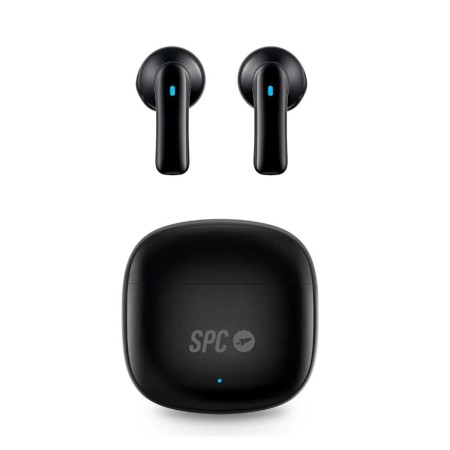 Auriculares Bluetooth SPC Zion 2 Play con estuche de carga/ Autonomía 7h/ Negros