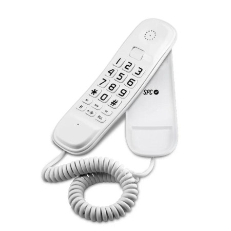 Telefono fijo spc original lite 2 blanco - tecla r - 10 memorias indirectas
