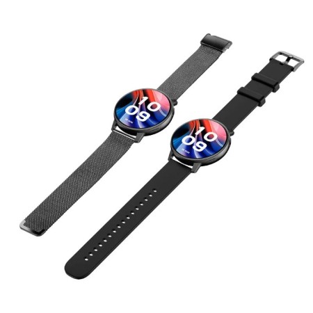 Smartwatch SPC Smartee Duo Classic 9652N/ Notificaciones/ Frecuencia Cardíaca/ Negro/ Incluye Correa Extra