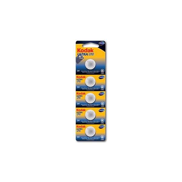 Blister pilas kodak boton litio ultra 2016 blister carton perforado -  5 pilas