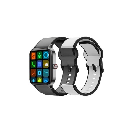 Smartwatch SPC Smartee Duo Pro 9653N/ Notificaciones/ Frecuencia Cardíaca/ GPS/ Negro/ Incluye Correa Extra