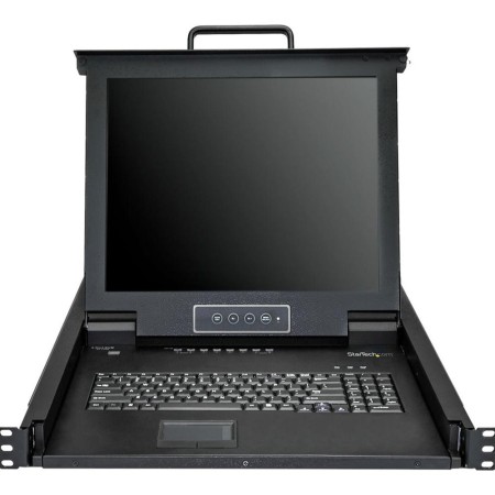 Consola kvm startech de montaje en rack de servidores 17 pulgadas