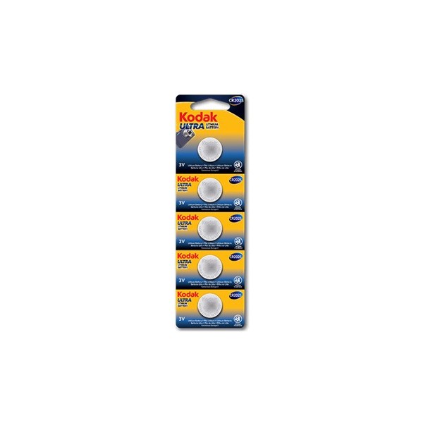 Blister pilas kodak boton litio ultra cr 2025 blister carton perforado -  5 pilas