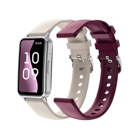 Smartwatch SPC Duo Fit/ Notificaciones/ Frecuencia Cardíaca/ Blanco