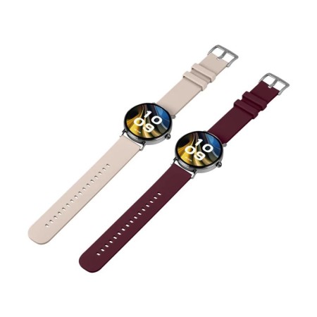Smartwatch SPC Smartee Duo Velvet 9656B/ Notificaciones/ Frecuencia Cardíaca/ Blanco