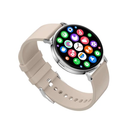 Smartwatch SPC Smartee Duo Velvet 9656B/ Notificaciones/ Frecuencia Cardíaca/ Blanco