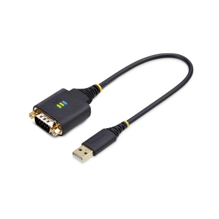 Cable usb tipo a a rs232 db9 startech 0.30m -  macho - macho -  negro