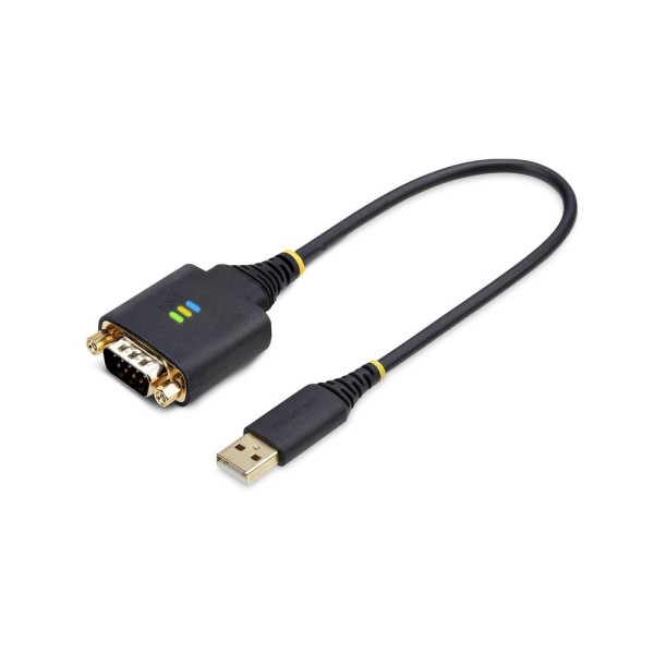 Cable usb tipo a a rs232 db9 startech 0.30m -  macho - macho -  negro