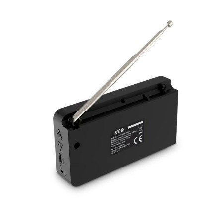Radio Portátil SPC Jetty Lite Dab+/ con Batería/ Negra