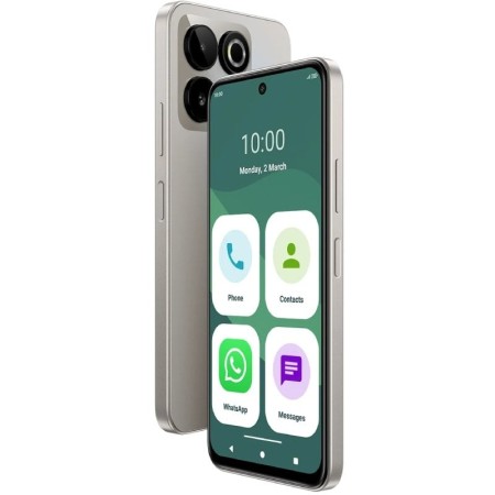 Movil spc zeus 2 elite 8 - 128gb plata