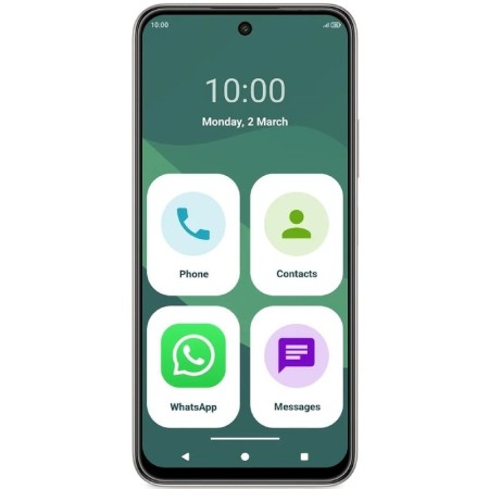 Movil spc zeus 2 elite 8 - 128gb plata