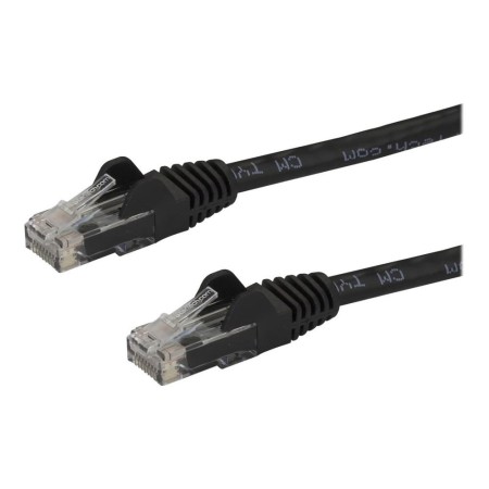 Cable de red startech latiguillo rj45 utp cat6 15m negro
