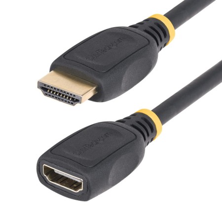 Cable hdmi 4k startech 0.5m -  macho - hembra -  negro