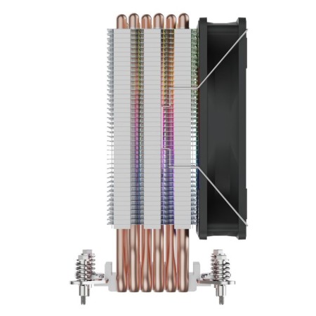 Ventilador disipador cpu unyka unycool h60 argb 120mm