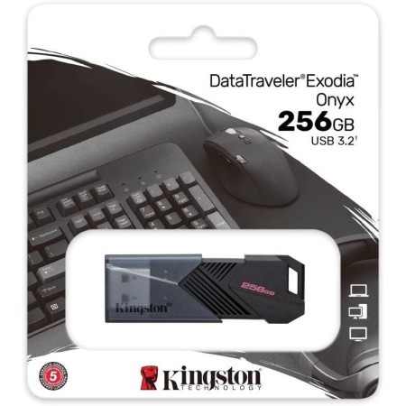 Pendrive 256GB Kingston DataTraveler Exodia Onyx USB 3.2