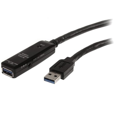 Cable usb tipo a startech 10m -  macho - hembra -  negro