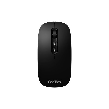 Coolbox Ratón W02-IA Inalámbrico RF+BT Negro