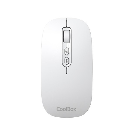 Coolbox Ratón W02-IA Inalámbrico RF+BT Blanco