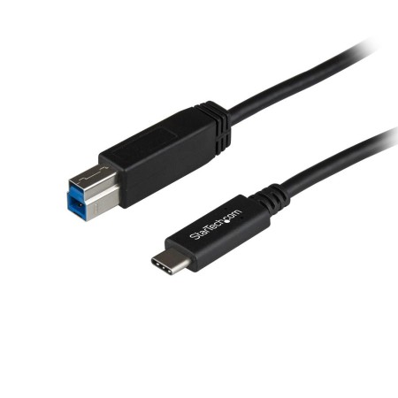Cable usb tipo c a usb tipo b startech 1m -  macho - macho -  negro