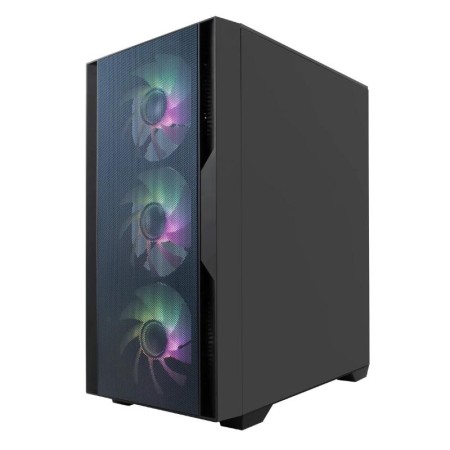 Caja ordenador gaming coolbox gm220 mpfusion matx arg cristal templado negra