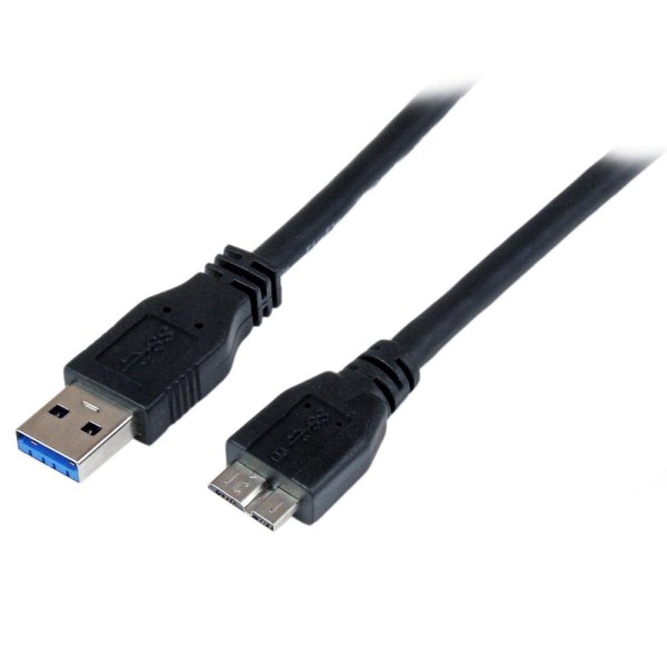 Cable usb tipo a a micro usb tipo b startech 1m -  macho - macho -  negro