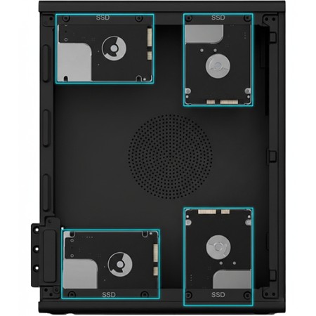 Caja ordenador coolbox matx slim t100 usb - c 3.2 gen1 full metal s - fte + 1 vent. 90mm