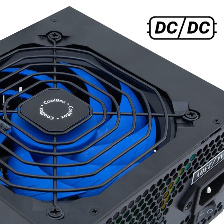 Fuente de alimentacion coolbox atx 550w powerline iii 85%